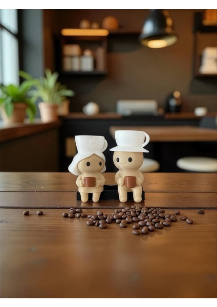 Kahve Çifti Figür