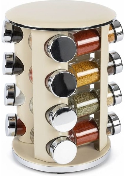Şık ve Döner Baharatlık Seti (16'lı) - Modern Mutfakların Vazgeçilmezi