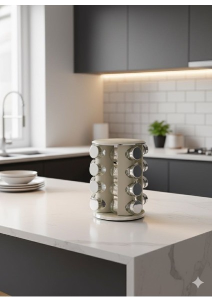 Şık ve Döner Baharatlık Seti (16'lı) - Modern Mutfakların Vazgeçilmezi fiyatları