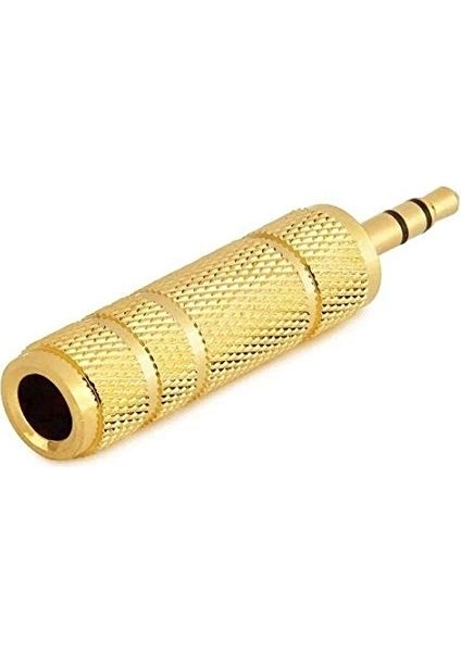 Joes Td1 Kablo Jak Dönüştürücü Jack Gitar Çevirici Dişi 6.5mm - Erkek 3.5mm