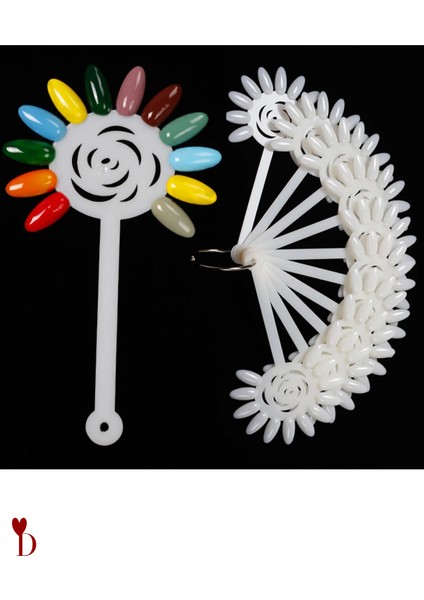 Tırnak Kartela Kemik Renk Papatya Desen 120'LI fiyatları