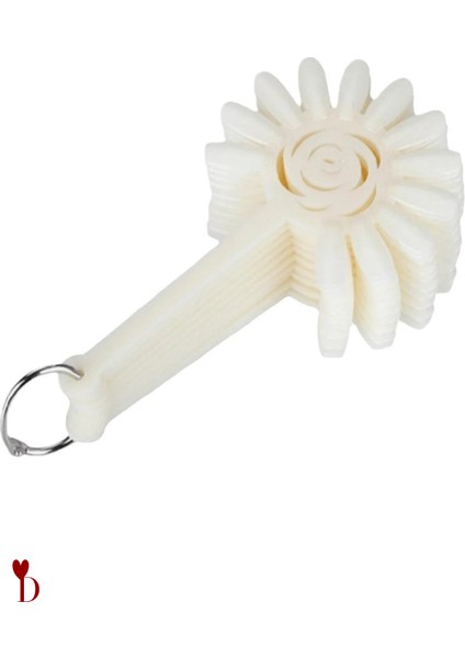 Tırnak Kartela Kemik Renk Papatya Desen 120'LI fırsatları