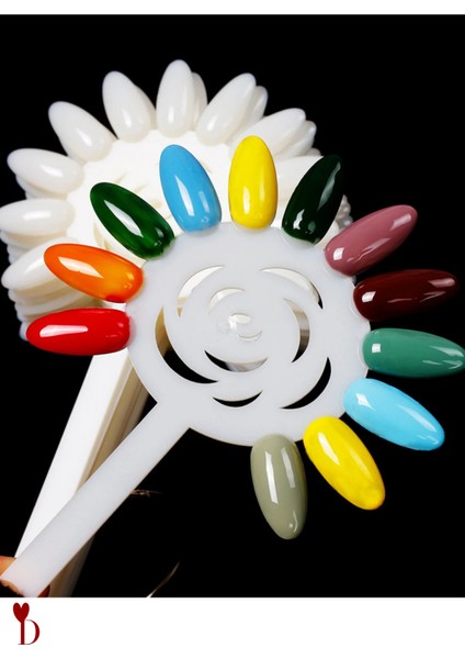 Tırnak Kartela Kemik Renk Papatya Desen 120'LI indirimleri