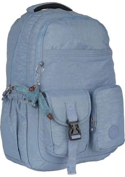 Relaxion Suya Dayanıklı Klinkır Kumaş 9 Bölmeli Geniş Hacimli Okul Günlük Spor Seyahat Sırt Çantası