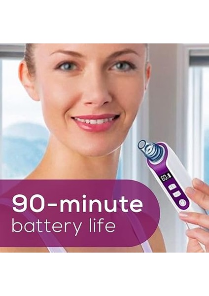 Siyah Nokta Çıkarıcı, Gözenek Süpürgesi, 3 Başlığı ve 5 Seviyesi, Tüm Cilt Tipleri Için, Siyah Nokta Süpürgesi, Derin Temizlik Için, FC41 modelleri