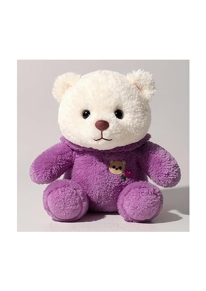 Şapkalı Peluş Ayıcık | Yumuşacık Oyun ve Uyku Arkadaşı, 35 Cm, Mor Renk | Çocuklar Için Doğum Günü Hediyesi | Ce Sertifikalı | Dinazor Kıyafeti Giyen Pufi Ayıcık fiyatları