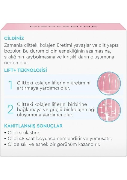 Lift+Kırışıklık Karşıtı 40+ Yaşa Özel Bakım Kremi 50 ml fırsatları