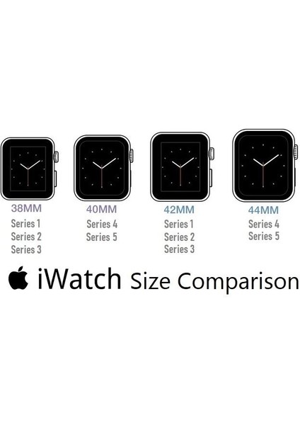 Apple Watch Uyumlu Deri Kordon 42-44-45MM Rst1 Siyah modelleri