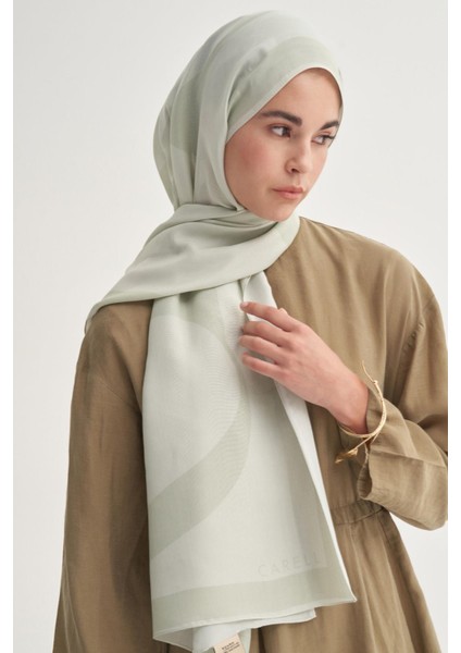 Linea Monogram Floş Şal Soft Yeşil