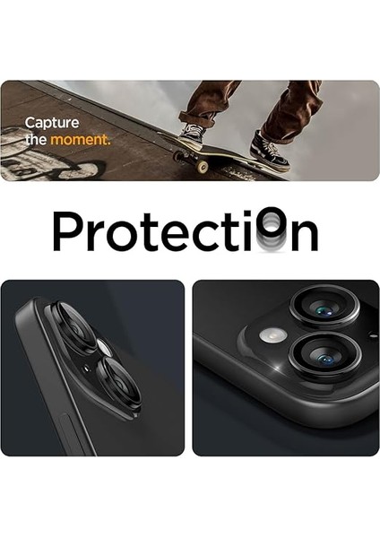 iPhone 15 / 15 Plus / 14 / 14 Plus ile Uyumlu Kamera Lens Camı Koruyucu Kolay Kurulum Glas.tr Ez Fit Optik Pro (2 Adet) Black - AGL05213 modelleri