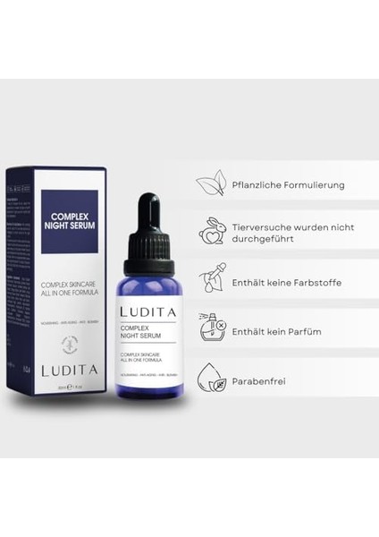Ludita Kırışıklık Karşıtı Kompleks Gece Bakım Serumu fiyatları