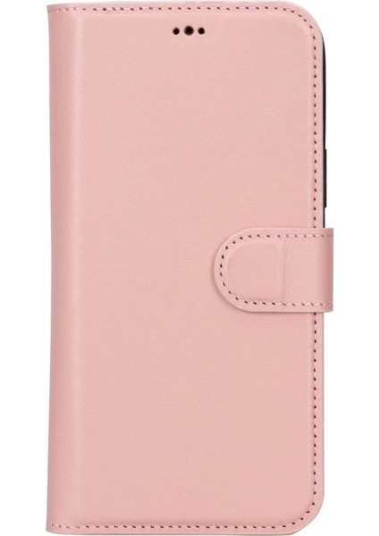 Apple iPhone 15 Plus Uyumlu Deri Cüzdanlı Kılıf Mwwn Nu2 Pembe fırsatları