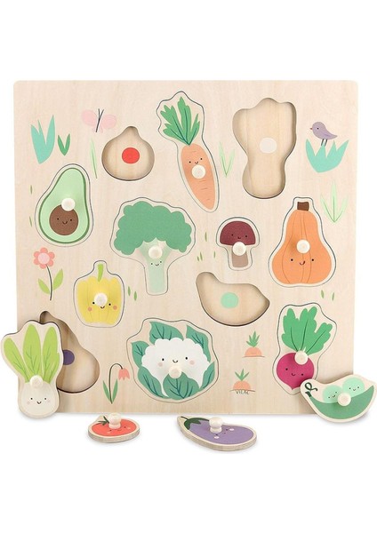 Ahşap Bultak Sebzeler