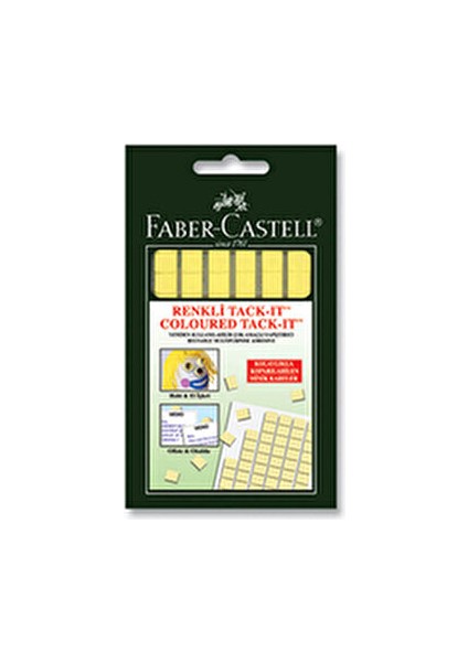 Tack-it Renkli Yapıştırıcı 50 gr 90 Adet Kullanıma Uygun Çeşitli Renkler
