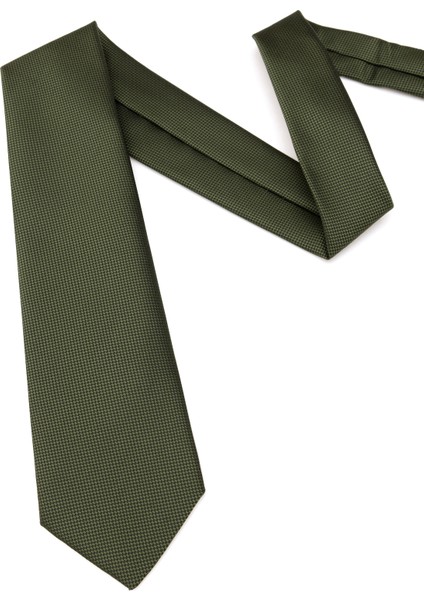 Erkek Haki Mikro Desenli Kravat 50317161-791