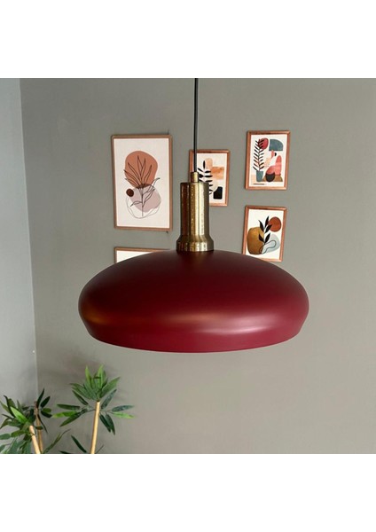 Estrela Vişne Çürüğü Tekli Sarkıt Avize Eskitme Fener Başlık Iç Mekan Aydınlatma Dekoratif Mutfak