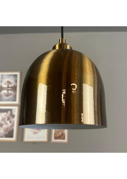 Deep Eskitme Yarım Lale Eskitme Başlık Tekli Avize Sarkıt Salon Mutfak Butik Lamba Aydınlatma Avize fiyatları