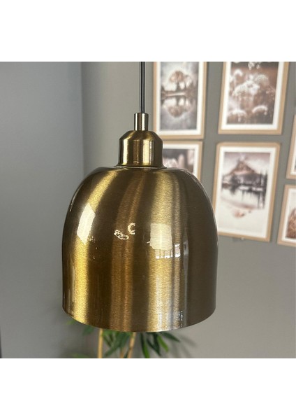 Deep Eskitme Yarım Lale Eskitme Başlık Tekli Avize Sarkıt Salon Mutfak Butik Lamba Aydınlatma Avize fırsatları