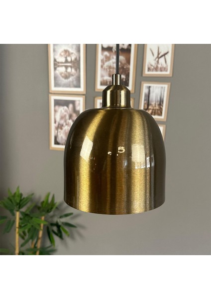 Deep Eskitme Yarım Lale Eskitme Başlık Tekli Avize Sarkıt Salon Mutfak Butik Lamba Aydınlatma Avize indirimleri