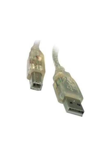 SL-U2007 Usb2.0 7m Şeffaf Yazıcı Kablo