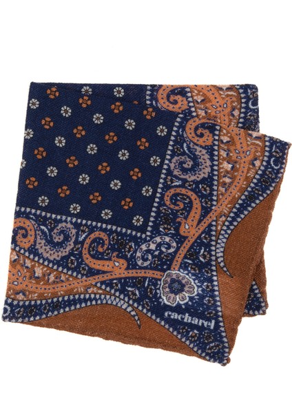 Erkek Lacivert %100 Yün Mendil 50317266-200 fiyatları