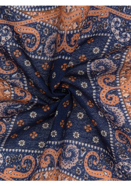 Erkek Lacivert %100 Yün Mendil 50317266-200 fırsatları