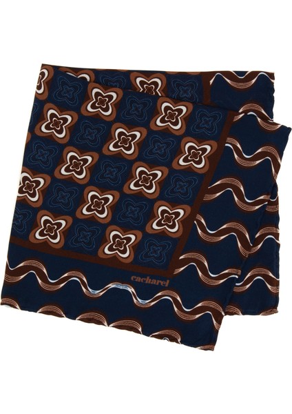 Erkek Lacivert %100 Ipek Mendil 50317255-200 fiyatları