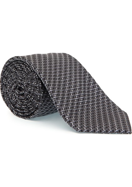 Erkek Siyah %100 Ipek Kravat 50317350-001 fiyatları