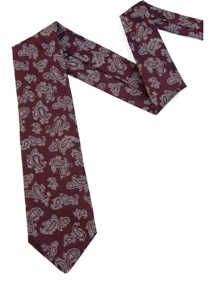 Erkek Bordo %100 Ipek Kravat 50317371-900