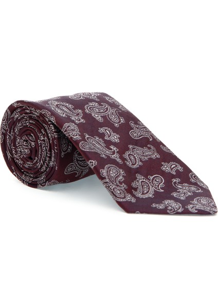 Erkek Bordo %100 Ipek Kravat 50317371-900 fiyatları