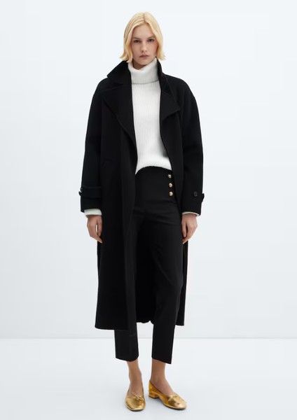 Kısa Paçalı Düğmeli Pantolon