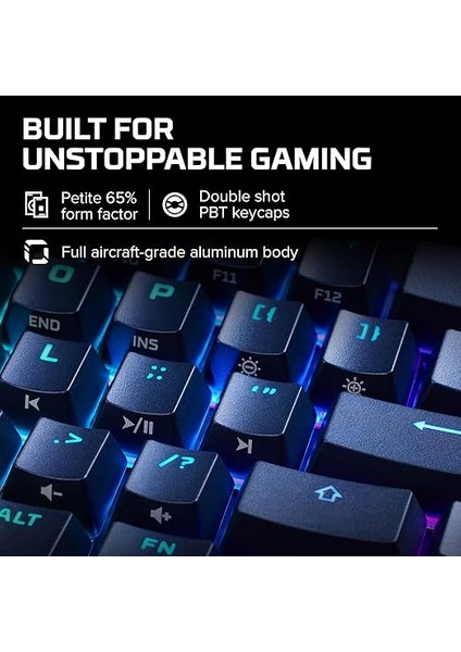 Alloy Origins 65 Red Pbt Us Klavye indirimleri