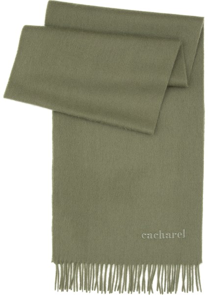 Erkek Haki %100 Yün Kaşkol 50317119-790