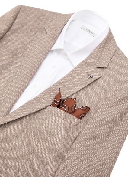 Erkek Kahverengi %100 Ipek Mendil 50317254-400