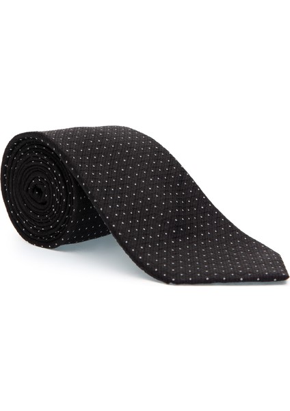 Erkek Siyah %100 Ipek Kravat 50317304-001 fiyatları