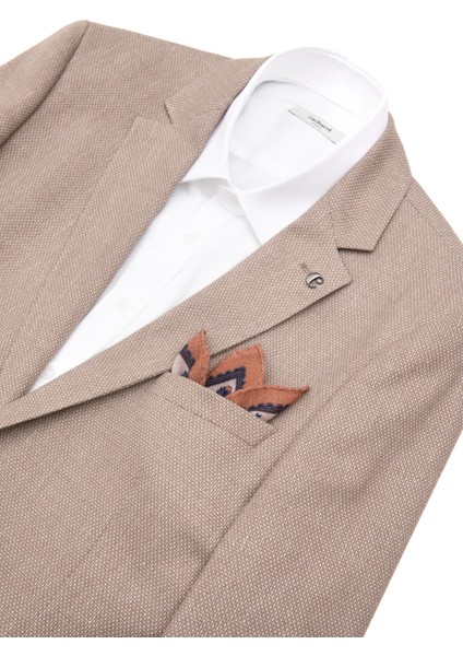 Erkek Kahverengi %100 Yün Mendil 50317261-400