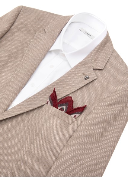 Erkek Bordo %100 Yün Mendil 50317262-900