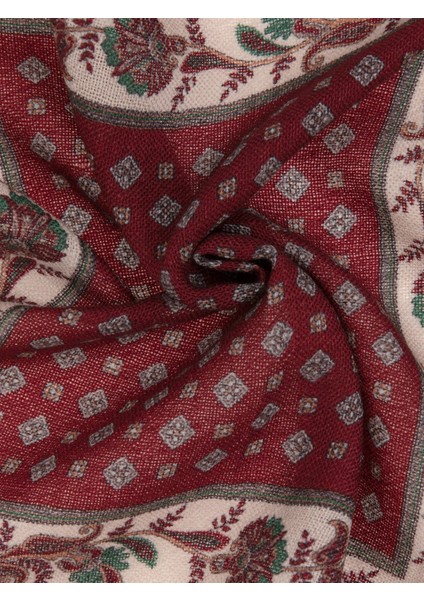 Erkek Bordo %100 Yün Mendil 50317262-900 fırsatları