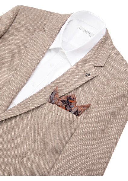 Erkek Kahverengi %100 Yün Mendil 50317209-400