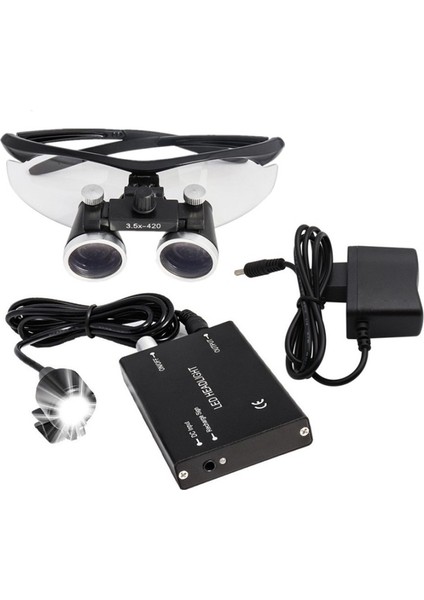 3.5X - 420 Mm Diş Cerrahi Gözlük Lens Büyüteç Taşıma Çantalı fırsatları