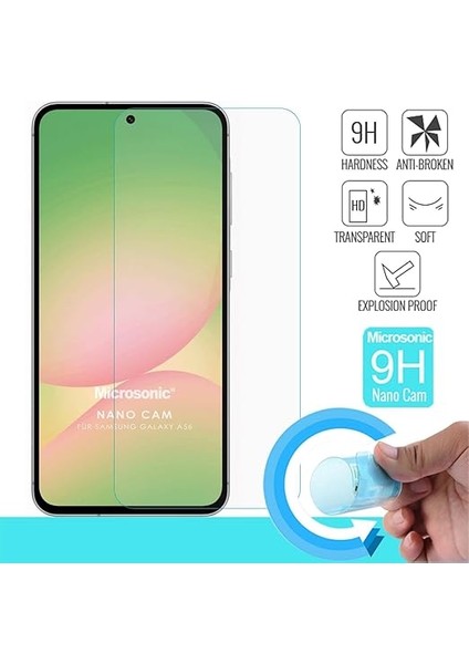 Samsung Galaxy A56 Nano Glass Cam Ekran Koruyucu [galaxy A56 ile Uyumlu Ekran Koruyucu - Şeffaf] fiyatları