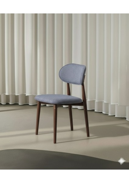 Ahşap Sandalye BOHEM tarzı (De monte Kurulum)ceviz boya ve mavi kumaşı ile yemek odası ve mutfak masasına uygun üretilmiştir ve de monte kurulum videosu eklenmiştir. modelleri