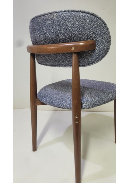 Ahşap Sandalye BOHEM tarzı (De monte Kurulum)ceviz boya ve mavi kumaşı ile yemek odası ve mutfak masasına uygun üretilmiştir ve de monte kurulum videosu eklenmiştir. indirimleri