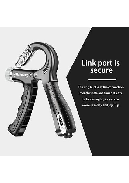 El Kavrama Güçlendirici, 10-60 kg Ayarlanabilir El Kavrama Egzersizi Önkol, Sayma Işlevli, Kas Geliştirme, Yaralanma ve Stres Giderme Için El Eğitmeni fırsatları