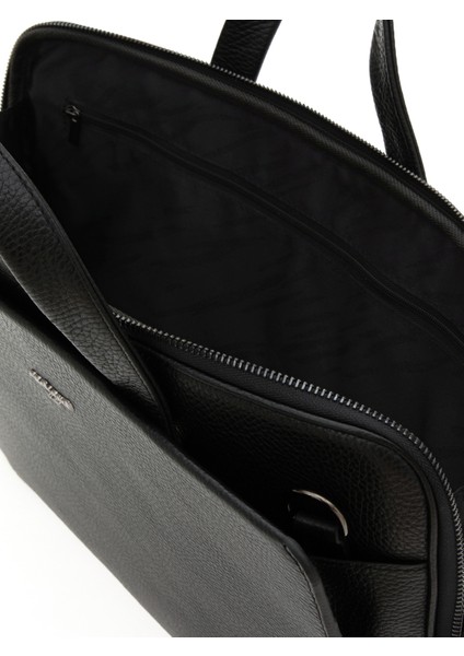 Erkek Siyah %100 Deri Evrak Çantası 50314102-VR046