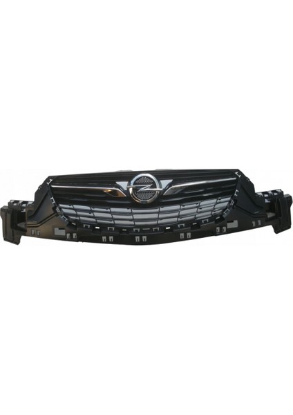 Opel Crossland X- 2017-2020 Ön Panjur Sıyah/nıkelaj Çıtalı (Tw) Oem No (39097382)