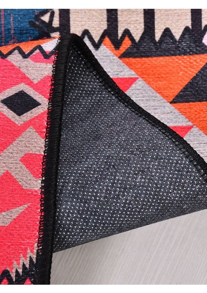 Otantik MDL057 Vintage Baskı Halı Silinebilir Yıkanabilir Salon Antre Mutfak Halı Yolluk modelleri