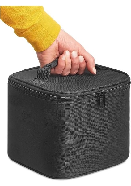 Termal Çanta Soğuk ve Sıcak Tutucu Termal Termos Kamp Çanta Soğuk Içecek Çantası Kamp Termos Çanta 8 Litre (Siyah)