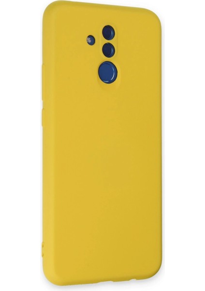 Huawei Mate 20 Lite Kılıf Nano Içi Kadife Silikon - SARI-(5796) - N833J548-M46833 fiyatları