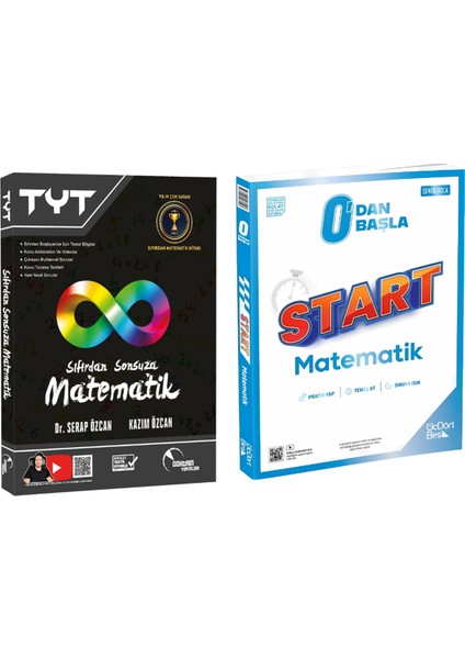 2026 Matematiğe Sıfırdan Başlangıç ( 345 Start Matematik Sıfırdan Sonsuza Tyt Matematik)